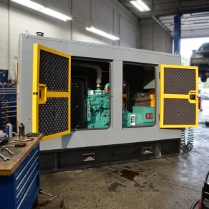 CUMINS 40KW 50KVA 3 Phase 50HZ Silent Optional diesel Generator Set for Car Repair Shop Low Fuel Consumption Competitive Price