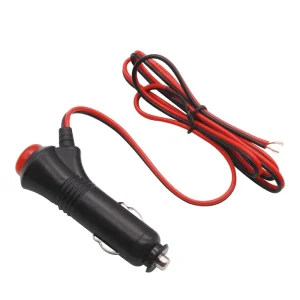 Car Cigarette Lighter Power Adapter 12V 24V Auto Charger Socket Plug 1m 2m 3m Universal Connector with Switch Cable