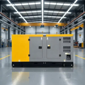 China Factory 3 Phase Diesel Silent Type Generator Set 30kva 50kva 50kw ATS 200A Portable