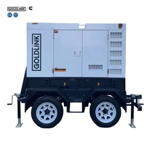 China Factory Supplier 135KVA/108KW Mobile Trailer Diesel Generators Powered by Soundproof Canopy 50Hz 60Hz