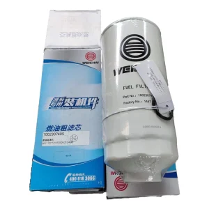 China Factory Supply New Diesel Fuel Filter Paper 1002307405 for Scania Truck Spare Parts