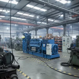 China SWT Diesel Generator Set MTU Engine 2000kw Water Cooled Silent Type Diesel Generator Set for Power Plant