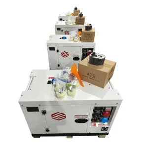 Chinese Engine Diesel Silent Super Silent 1/3 Phase ATS 3000 RPM 5KVA 10KVA 15KVA Mobile Type Power Generator