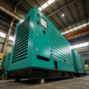 Commercial 3 Phase Diesel Generator for Manufacturing Facilities with Stable Voltage Output