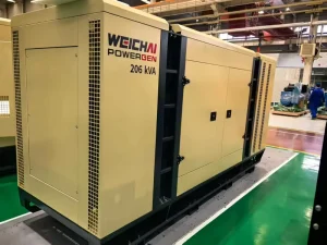 Commercial 300kw 412.5kVA Prime Power Diesel Generator Set with Engine Soundproof Canopy for Construction Site