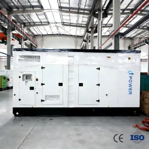 Commercial 400kva Three Phase Water Cooled 50Hz 1500RPM Standby Type Silent Diesel Generator Set