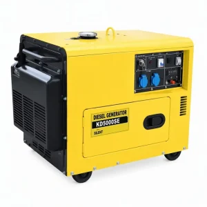 Commercial Grade Silent Diesel Generator 60Hz 8kW 10kVA Three Phase Water Cooled Shopping Mall Emergency Backup Power