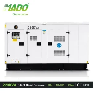 Commercial Power Generator 220KVA 176KW Standby Power 300kw 400kw 500kw 550kw diesel Engine 1106A 70TAG4 Canopy Type with ATS
