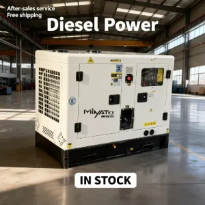 Commercial Use 30KW 80kw 100KVA 120KW 380v220v110v Three phase voltage ATS Generator Intelligent diesel Generator Set