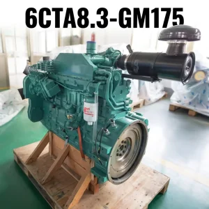 Compact Size Cumins 6CTA8.3-GM175 Marine Generator Diesel Engine 175kw 1800RPM for Ship Power