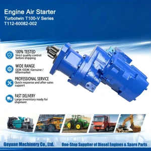 Construction Machinery T112-60082-002 Engine Air Starter For Turbotwin T100-V Series