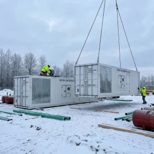 Container Diesel Generator 700kva Auto Start Skid Mounted Silent Type with Short Circuit Protection and 24/7 Operation