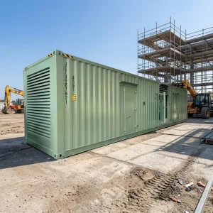 Container Type Diesel Generator 1200kW 1500kVA 50Hz 60Hz with ATS for Data Center Emergency Standby Power