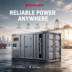 Container Type Diesel Generator Set Silent Heavy Duty 400kw 500kva Super Canopy for Mining Construction Station