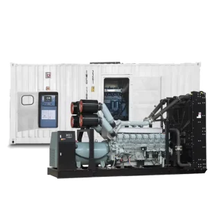 Container Type Silent 3 Phase 1312kW Diesel Generator Set 1640kVA High Power with MTU Engine Remote Start Open Frame