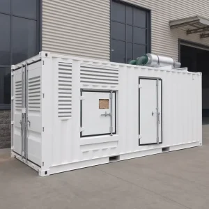 Container Type Silent Diesel Generator Auto Start ATS 60Hz 300kW 375kVA Three Phase Water Cooled Plug and Play Power Station