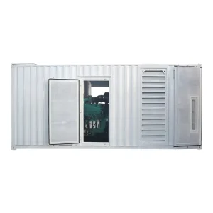 Containerized 500KVA Diesel Generator Set Industrial Power 400KW