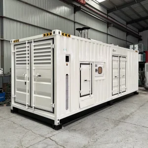 Containerized Silent Type Open Frame Diesel Generator Set 1000kw 1250kva CUMMIS Engine ATS 50Hz