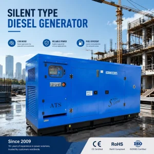Containerized Type 260kW Diesel Generator Set Copper Alternator 50 60Hz Water Cooled ATS Three phase Weatherproof