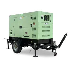 Continuous 220V Trailer Silent Type 20Kw 40Kw 50Kw 60Kw 80Kw Diesel Genset Mobile 30Kw 35Kw Generator