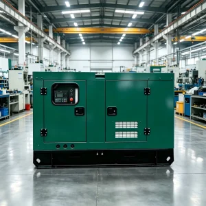 Continuous Working Silent Diesel Genset Soundproof Diesel Generator for Medium Industrial Projects