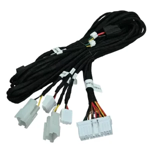 Copper Core Car Seat Heating Auto Wire Harness PVC Insulation IP67 Waterproof 12V 24V Rated Voltage Car Connection Connector