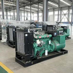 Cost Optimized Complete Open Frame Diesel Generator Set For Mid Size Industrial Factory Construction Works