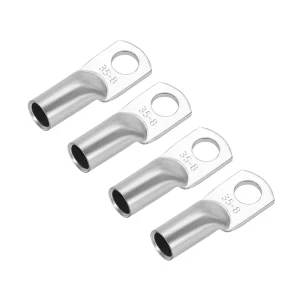 Crimp Connector Brass Aluminum Cable Lugs Auto Copper Ring Terminal Cable Lug