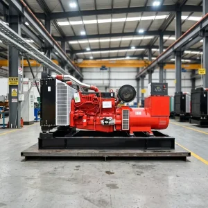 Cumins 300KW 375KVA 3 Phase Brushless Open Frame Diesel Generator Set for Large Food Processing Factory Production
