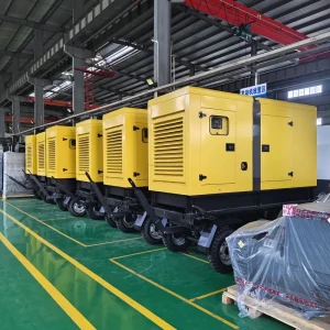 Cummins Generator 50kw 100kw 200kw 250kw Silent Type Trailer Diesel Generators With Wheel Power Genset