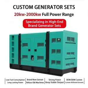 Cummins Super Silent diesel Generator Set 50kva 2000kva Diesel Engine Alternator Super Silent Standby Power Genset