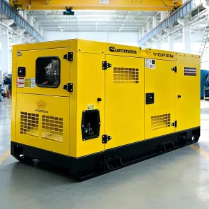 Cummins Yuchai Weichai 50Kw 60Kw 100Kva 200Kva 300Kw Dual Fuel Generator 220V 230V Auto Start Diesel and Natural Gas Capability