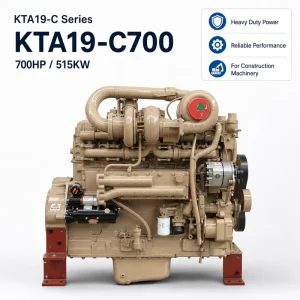 Cums Cum KTA19 C700 700HP 19L 6 Cylinder Water Cooled Diesel Engine Heavy Duty Power for Generator Set Industrial Use