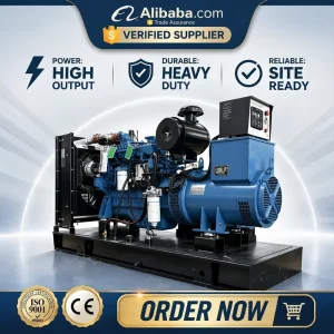 Custom 100kw 150kw 200kva 300 Kva 400kw Silent Diesel Generator 300kw 500kva Genset Electric Power Generator