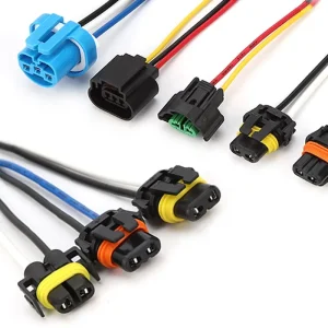 Custom 2 3 4 Pin Waterproof Electric Auto Automotive Connector Assembly Automotive Female Connectors