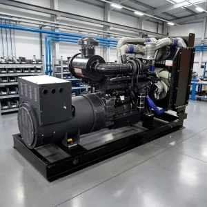 Custom 200kva 200KW 300Kva 375KVA 400kw 500KVA Open Frame Silent Type Diesel Generator Set Electric Start