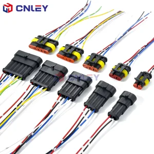 Custom 2P/3P/4P/5P/6P Auto Harness Connector Quick-Connect PVC Insulated Plugs