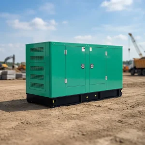 Custom Power Plant Engine Silent Diesel Generator Set with Soundproof Canopy 50 Hz ATS 1800 RPM Remote Control