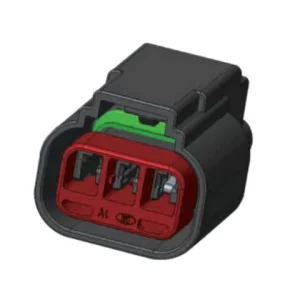 Customized 3 Pin Auto Female Connector Copper Contact Material Electrical Connector ST7031 1.5 21 Auto Wiring Harness Connector