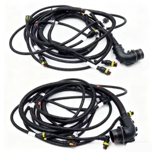 Customized 4 Pin Tin Plated Copper Ignition Coil Connector Automotive PVC Insulated Wiring Harness Cable