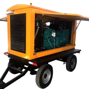 Customized Convenient 140KW Diesel Generator Set with Mobile Trailer Used for Electric Power