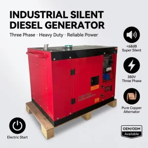 Customized Factory Price Silent Type Diesel Generator 3KW 5KW 6KW 7KW With 1500rpm Speed and DC Output
