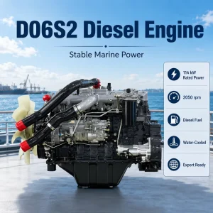 D06S2 4 Stroke Turbocharged Diesel Engine Replacement Power for Excavator Earthmoving and Construction Equipment