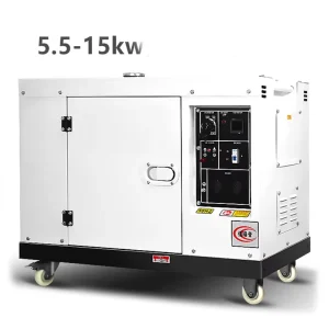 DAML 10kw Silent Diesel Generator 9kw Rated 11000E Power Air Cooled Portable Power Station Single Phase 220V