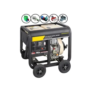 DG3500E 3kW Open Frame Diesel Generator Set 50 60Hz Air Cooled Single Cylinder with ATS