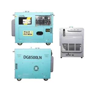 DG8500LN 7kW 7000W Silent Diesel Generator Set Low Noise Soundproof Canopy Single Phase Electric Start Genset