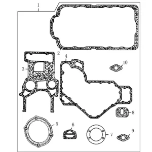 DIESEL GENERATOR SET SPARE PARTS for LOVOL SPARE PARTS TU5LT0182 TU5LT0183 Joint Top Kit TU5LB0161 Joint Bottom Kit