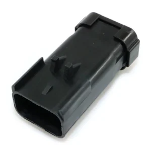 DJ7066 2.8 11 6Pin Male Auto Connector Copper PC ABS for BMW E60 Headlight LED Car Wiring Adapter Parts