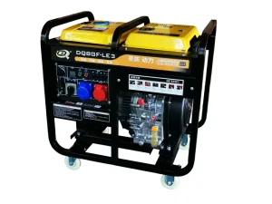 DQ Three Phase Diesel Portable Generator Camping Generator High Power DQ8GF LE3 380 220V Power Generator Set