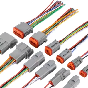 DT Connector Automotive Waterproof Plug Male female Connector Plug in Component Wiring Harness Wire DT2 3P Terminal Connector